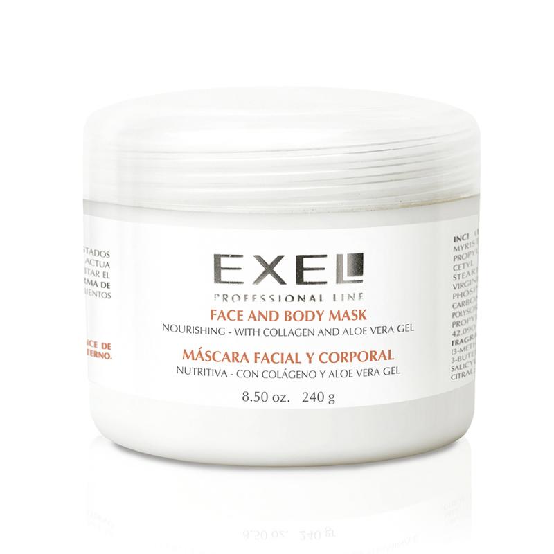 Mascara Corporal y Rostro Tonificante x 240g Exel